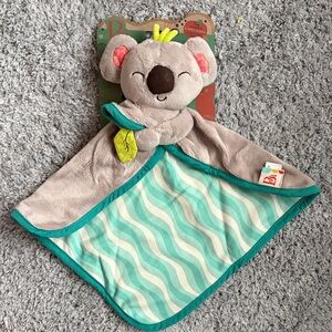 NWT•B. toys Koala Security Blanket with Crinkle